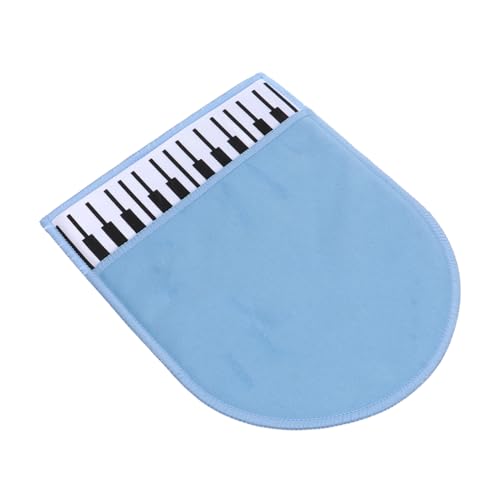 GOOHOCHY Piano Finish Cleaning 1pc Keyboard Piano Accessories Dust Wipe Musical Instrument Cleaning Supply Sky Blue