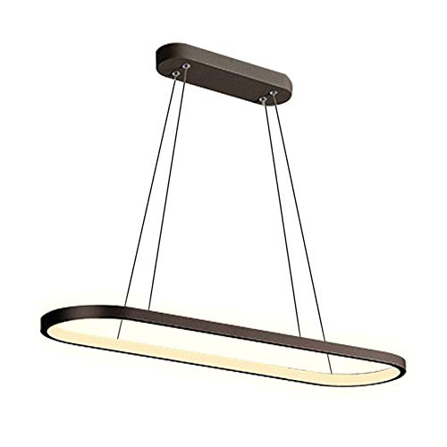 Lampe de suspension pour la table à manger et salon style ovale