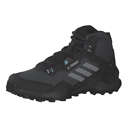 Adidas Terrex Ax4 Mid GTX, Scarpe da Trekking Donna, Cblack/Grethr/Minton, 36 EU
