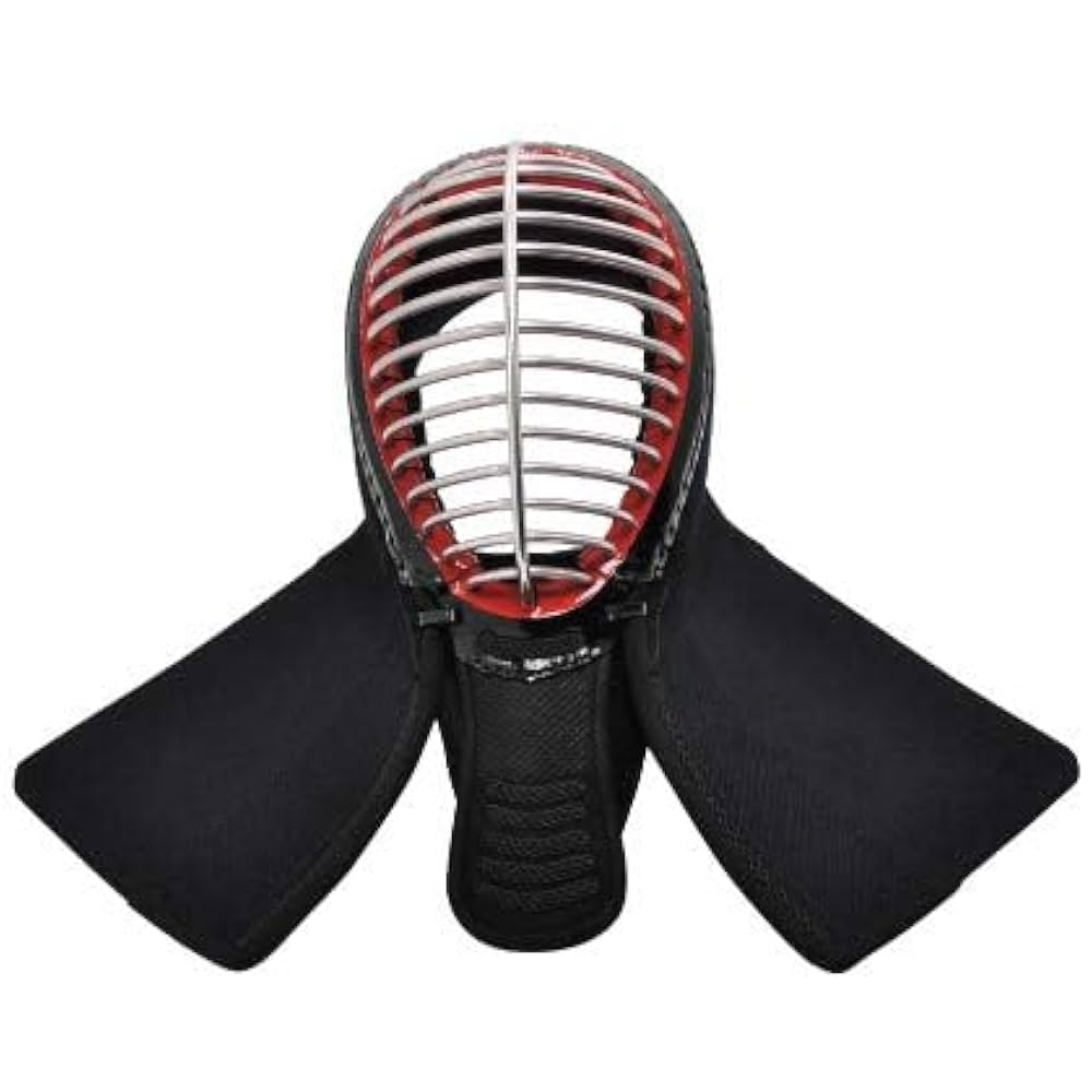 Amazon | 剣道面 剣道防具 面 日武 龍閃X 6.0m/m十字刺面【刺繍