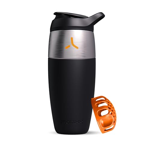 32oz Stainless Steel Protein Shaker Bottle –...
