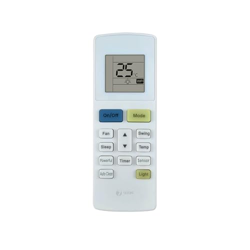 Image of 7SEVEN Compatible O General AC Remote YAW1f12 Model 222 Suitable for ASGA18BMAA-B ASGA12BMWB 1 1.5 2 Ton Spilt and Window Air Conditioner - Match Keys Exactly with Existing AC Remote Controller