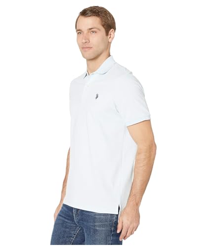 Image of U.S. POLO ASSN. Men Cotton Regular Fit Solid Polo With Small Pony