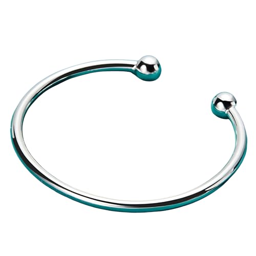Bracelet jonc ouvert argent 925 minimaliste bijoux femme quotidien