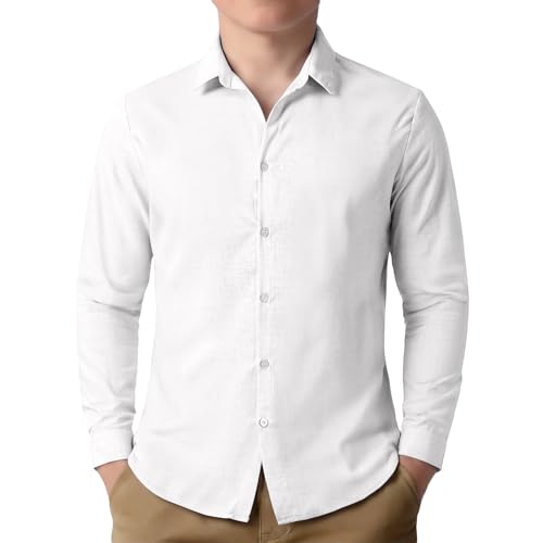 Camisa Niños, Casual De Mezcla Texturizada para, Cómoda Y Transpirable, De Manga Larga con Cuello Abotonado., Cómodo Y con Estilo