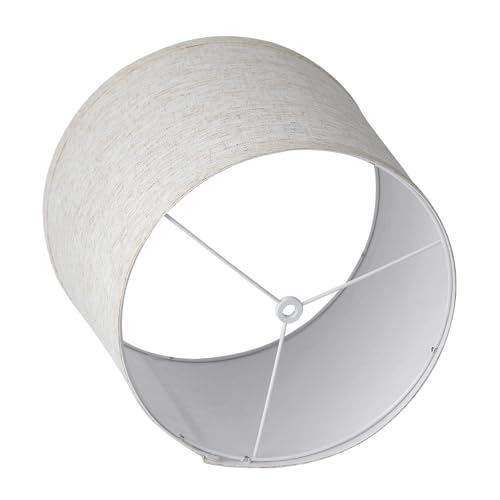 SEEYUAN Drum LampShades Set of 2 for Table Floor Lamp-11.02x12.59x10.43inch by SEEYUAN - Used condition - Image 4