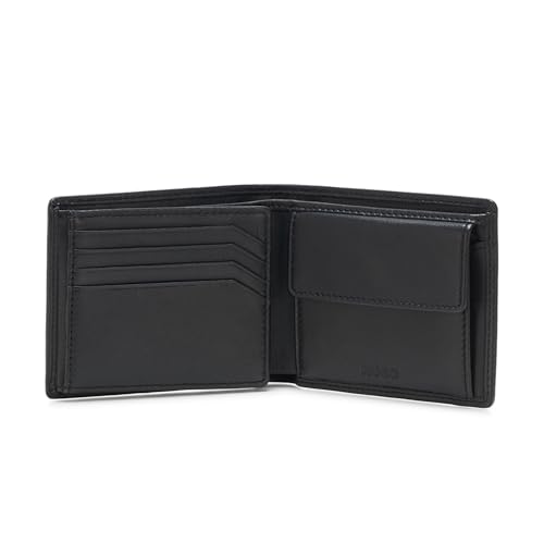 Image of HUGO Subway Soft Leather Wallet, matte black, PCE.