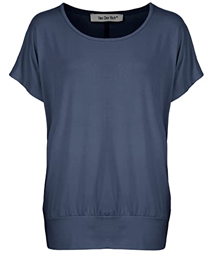 Van Der Rich ® - Tshirt Kurzam Rundhalsausschnitt Sommer- Damen (Denim, XL) für 15,90 EUR bei amazon.de Bild: Van Der Rich ® - Tshirt Kurzam Rundhalsausschnitt Sommer- Damen (Denim, XL) für 15,90 EUR bei amazon.de