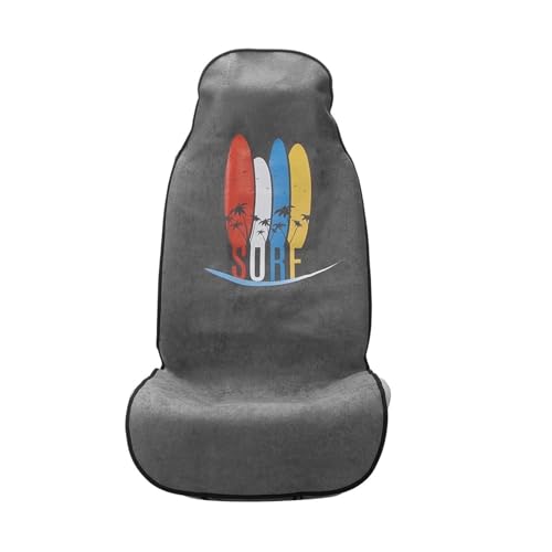 Fundas Asiento Funda para Asiento Interior Coche con Respaldo Alto Tipo Cubo Antideslizante para Deporte Gimnasio Protección contra El Sudor Y Las Manchas. Funda Coche Asientos(Light Grey)