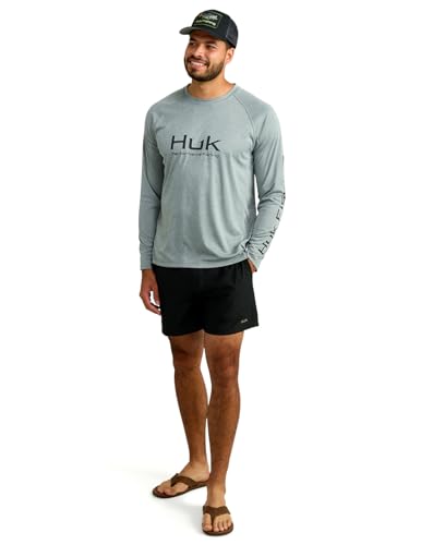 Image of HUK Men's Pursuit Vented Long Sleeve Fishing Shirt (+30 UPF)