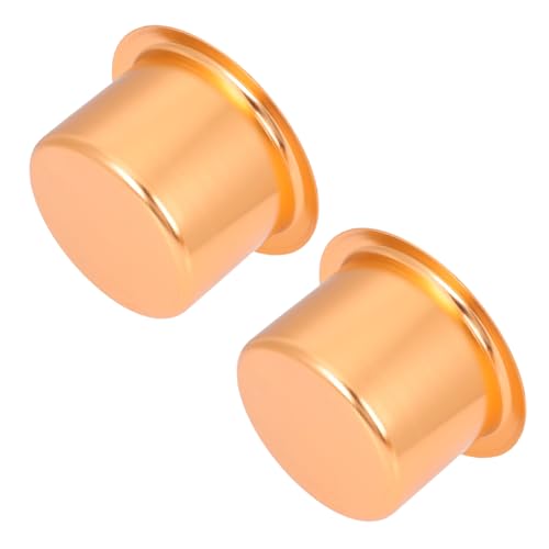 PRETYZOOM 2 Pcs Cup Holders Stainless Steel Boat Cup Holder Inserts for Poker Table