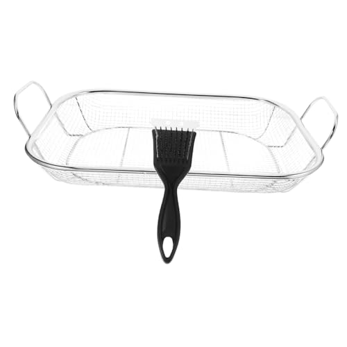 HANABASS Grill Rotisserie Basket Camping Cooking Utensils Grilling Accessories Smoker Accessories