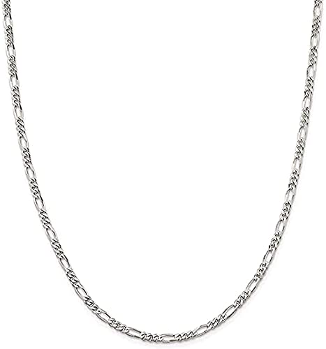 Savlano 925 Sterling Silver 3.5mm Italian Solid Figaro Link Chain Necklace Comes With a Gift Box For Men & Women - Made in Italy