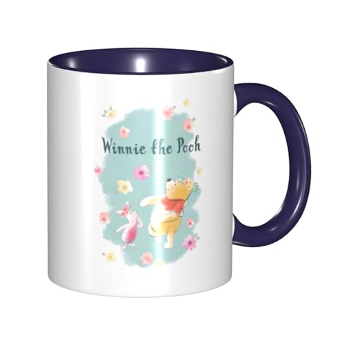 くまのプーさん マグカップ 330ml ティーカップ コーヒーカップ カップ セラミック Mug Cup 軽量 直接ドリップ おしゃれ かわいい 電子レンジ対応 グッズ オフィス 家用 プレゼント