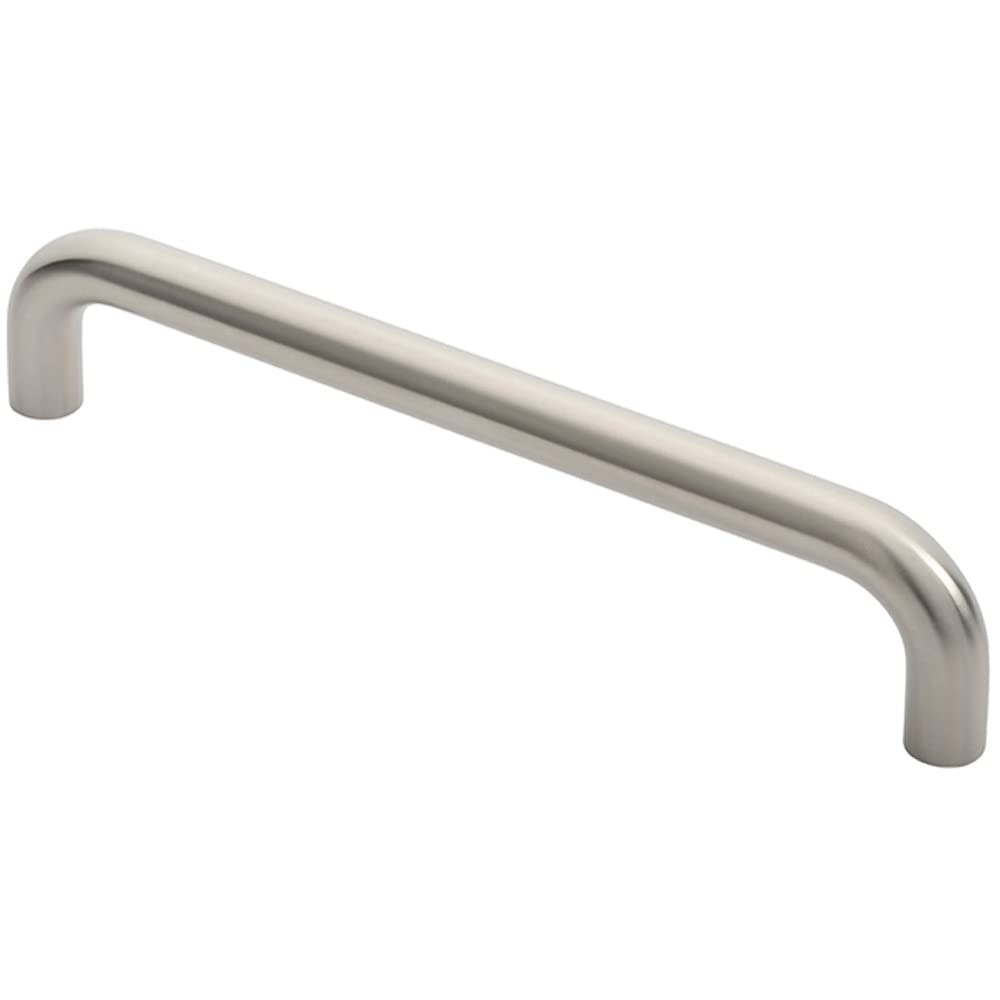 Loops Round D Bar Pull Handle 22mm Dia 300mm Centres Satin Stainless Steel