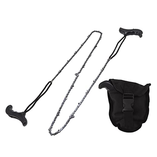 Hand Chain Saw, Efficient Cutting Portable Survival Chain Saw Comfortable to Hold Handheld Chainsaw Tool Compact and Practical Outdoor Survival Chain Saw