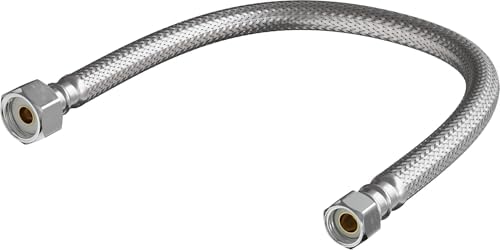 PROFLO PFX146323 3/8" Comp x 1/2" FIP X 16" Stainless Steel and PVC Reinforced Sink Flexible Water Connectors - N/A