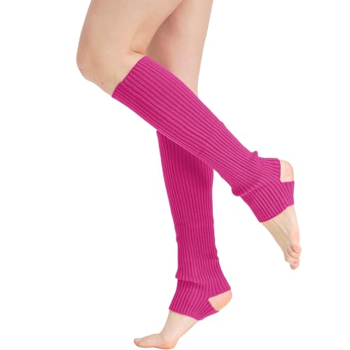 Image of Nanxson Knit Ribbed LegWarmer Women Knit Calf Accessories Leg Sleeves | Solid Neon Boot Socks,Y2K 80s Women's Lolita LegWarmer,Sports Party Yoga Dance Accessories,Winter Ankle Heap Kawaii Sock