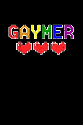 Funny Gaymer Gay LGBT Pride Humor Video Gamer Gift Vintage Notebook 114...