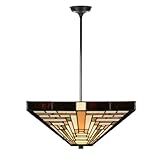 Art Deco Trade - Tiffany Lampe Suspendue up-light Rising Sun pendel