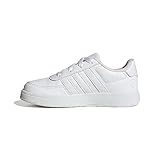 adidas Breaknet Lifestyle Court Lace Sneaker, FTWR White/FTWR White/Grey one, 37 1/3 EU
