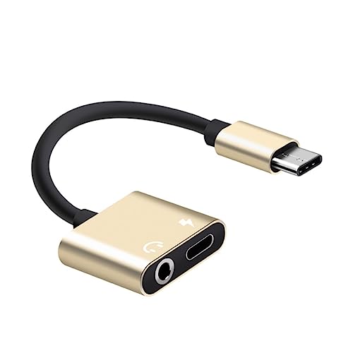 USB�w�b�h�t�H���A�_�v�^�[ Type-C 3.5mm �[�d�Ή� �S�[���h | �A���~�����V�F�� TPE�P�[�u�� �v���O�A���h�v���C �g�ѐ� USB Type-C�X�}�[�g�t�H�� �^�u���b�g 2/2 XL U11 U Essential PH-1 P20 P