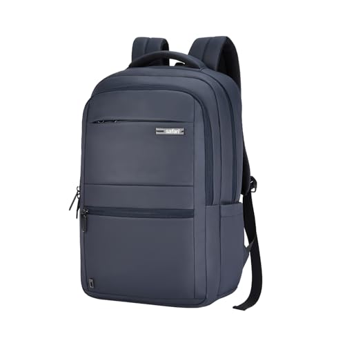 Image of Safari Tux 30L Formal Laptop Backpack Bag for Men & Women, Ideal for Office Use /School /College Boys and Girls, 2 Compartment, Premium PU Fabric, Antitheft, Trolley Sleeve & Organizer