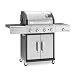Produktbild LANDMANN Gasgrill Triton maxX PTS 4.1 | Premium Gasgrill mit doppelwandigem Deckel & maxX-Zone für maximale Hitze | Grillrost aus emailliertem Gusseisen für perfektes Grillbranding [Edelstahl]