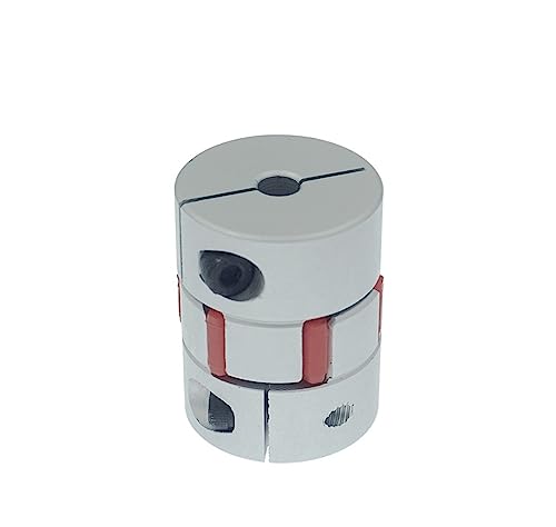 Rigid coupling,Stainless steel rigid coupling 1pcs D25L30 Coupler Aluminium Plum Flexible Shaft Coupling Motor Connector CNC Flexible Couplings(8 x 9.525)