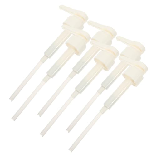 Beatifufu Nozzle Pump Syrup Squeezer 6 Pack Syrup for Coffee Sauce and Flavoring for Home Bar