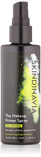 Skindinavia The Makeup Primer Spray, Oil Control,, 4 Fluid Ounce (2 Pack)