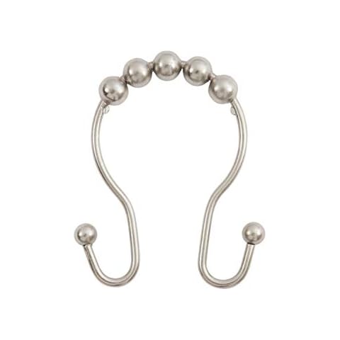 Kenney Double Roller Ball Shower Curtain Rings Cover