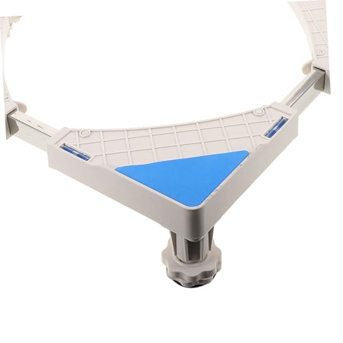 Base de lavage universelle réglable avec étagère de rangement pour sèche-linge