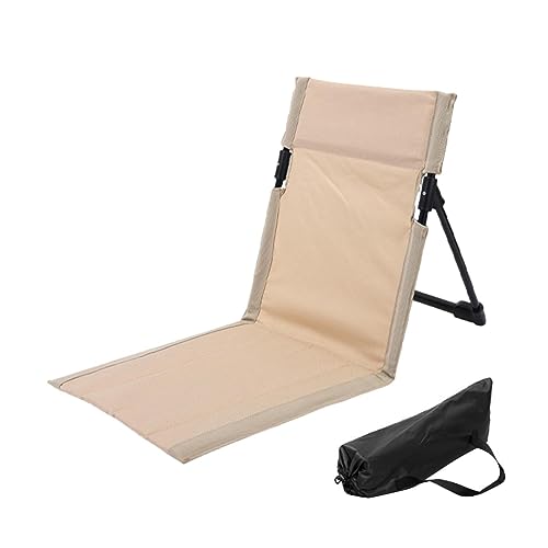 Supatmul Plage Pliable, Chaise Longue Plage avec Support Dossier Réglable, pour Les Vacances, Le Camping, Le Parc et Les Festivals 37x37x42cm