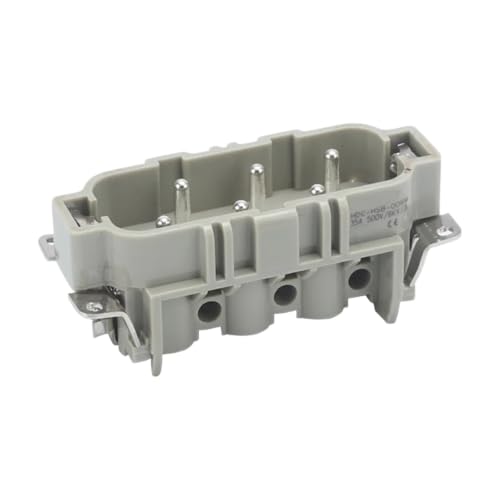 Enchufe aéreo HDC-HSB-006 de 6 núcleos con salida lateral superior de 35A y 500V 7