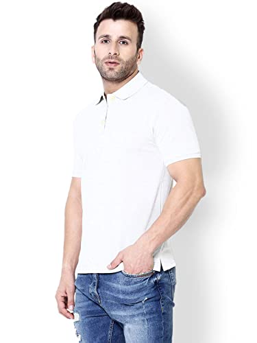 Image of CHKOKKO Men's Cotton Regular Fit Half Sleeves Polo T-Shirt