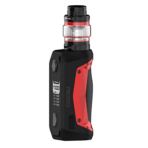 Geekvape Aegis Solo Kit avec réservoir Cerberus - Sans Nicotine (Rouge)