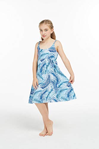 Image of Hawaii Hangover Family Matching Hawaiian Clothes, Simply Blue Leaves | Family matching Hawaiian outfits, Simply Blue Leaves, lightweight rayon, machine washable, tropical leaf print, luaus