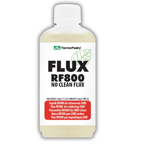 Soldering flux Liquid 50ml oiler- SMD/RMA No Clean,Reflow, Rework, Reball RF800