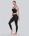 CHRLEISURE Leggings with Pockets for Women, High Waisted Tummy Control Workout Yoga Pants(3Packs 3Black, XL)