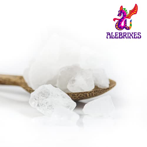 Piedra de alumbre natural en bloques blancos miniatura 2