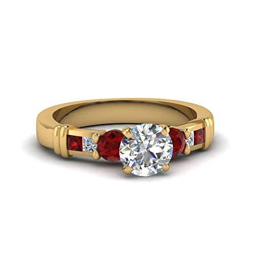 Bague double cerceau ornée de pierres latérales, le cadeau de fiançailles idéal