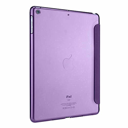 Smart Magnetic Case For iPad 2nd & 3rd Generations, Auto Wake/Sleep, Slim Lightweight, Shell Stand Cover - Purple - Image 2