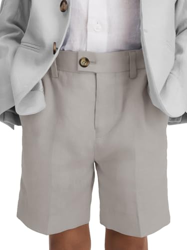 Short de golf garcons taille elastique pour eviter les ceintures de 5 a 14 ans