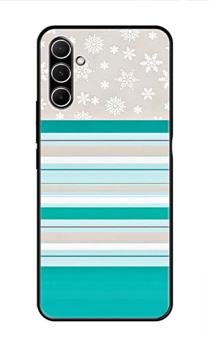 Image of Metal TPU Printed Back Cover for Samsung Galaxy A55 5G (Stars and Lines) 360 Degree Protection | Camera Protection -25092024(AR)