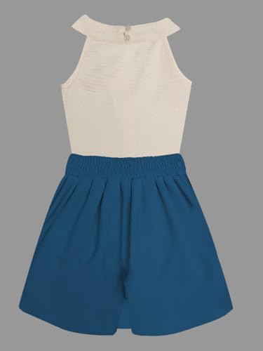 Image of A.T.U.N. (ALL THINGS UBER NICE) Girls Tank Top and Skort Set | Stylish Sleeveless 2 Piece Outfit Set for Kids | Comfortable Soft Fabric Clothing Set for Girls