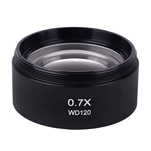 Microscope WD120 0.7X Trinocular Stereo Microscope Auxiliary Objective Lens 48mm Thread