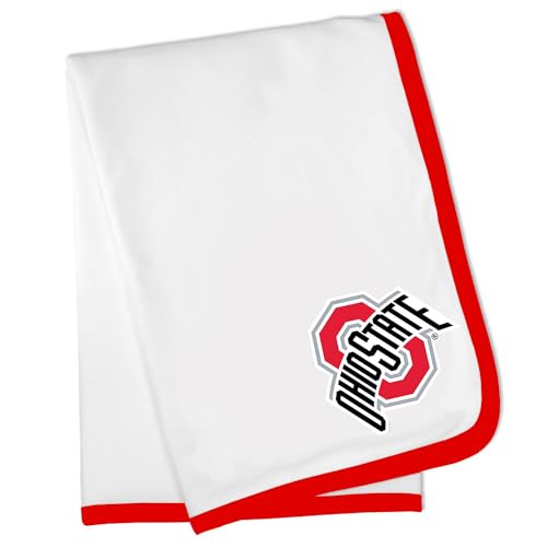 Image of Future Tailgater Ohio State Buckeyes Officially Licensed Baby Receiving Blanket