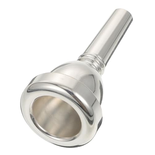 HANABASS Trombone Mouthpiece Durable Instrument Tool Replacement Part for Students and Professionals Smooth Finish Practical Design for Precise Tone Production