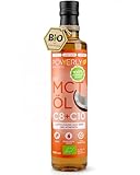 Foodico Bio MCT Öl C8 + C10 | 500 ml | 100% Bio Kokosöl Für Keto & Low Carb | Geschmacksneutral & Vegan | Caprylsäure